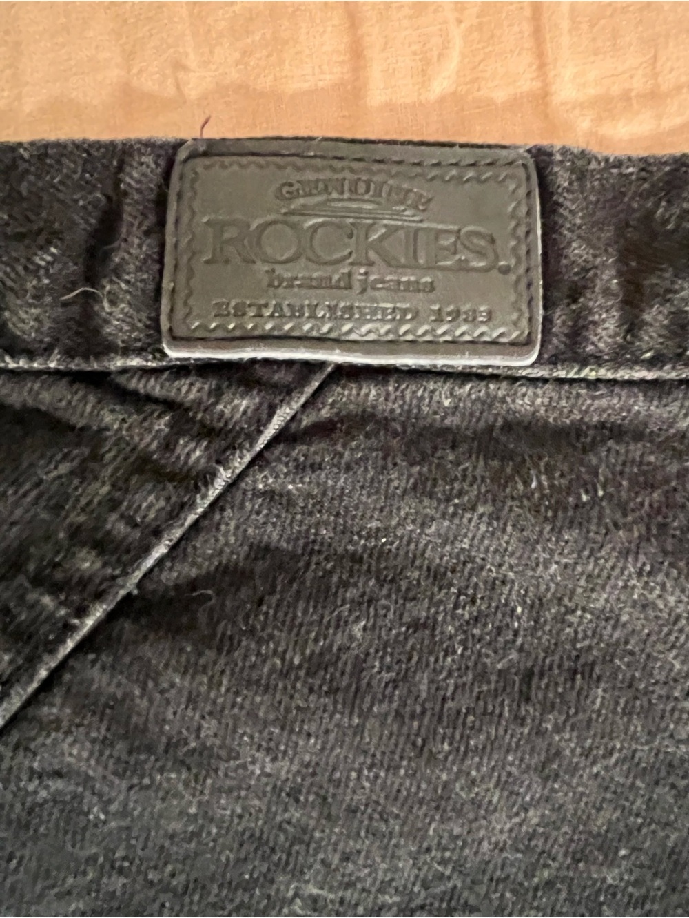Vintage Rockies Black Denim Jeans
